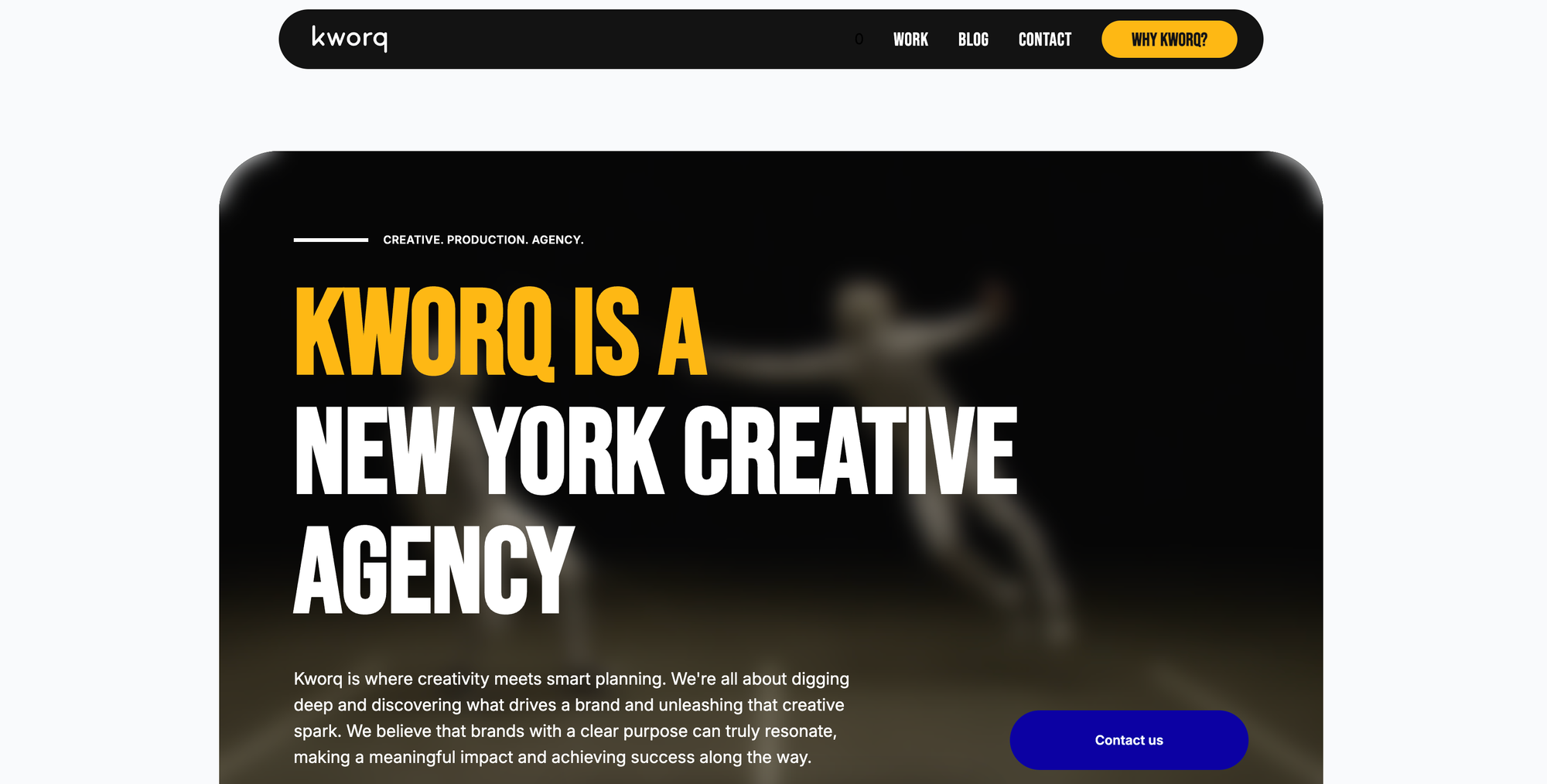 Kworq Landing Page