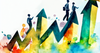 watercolor describing business growth