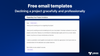 Email template for declining a project professionally